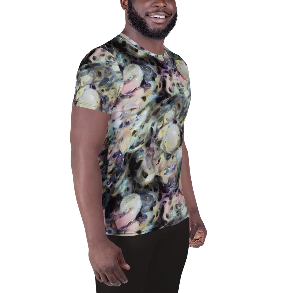 Opaline Drift on Men's Athletic T-Shirt — Right