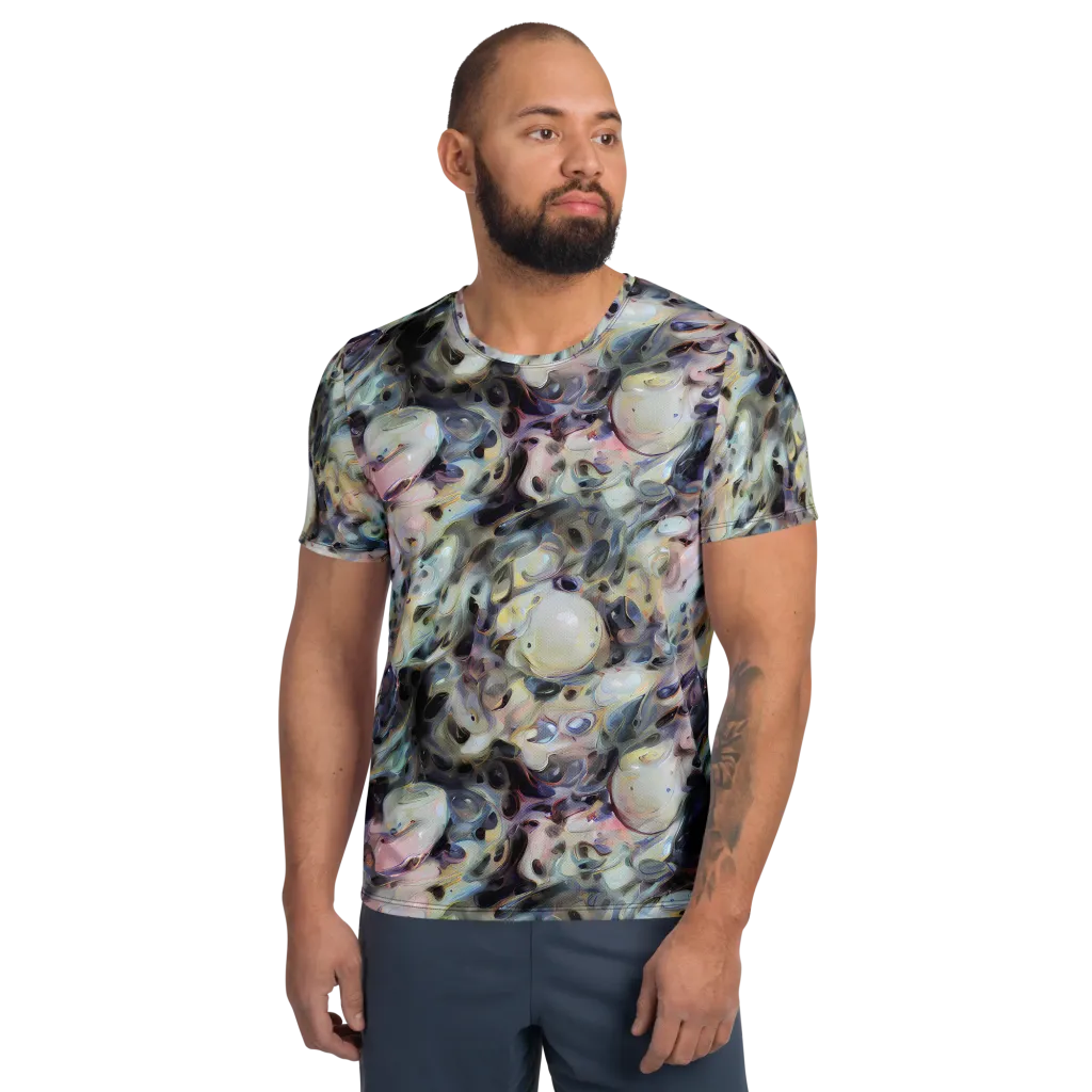 Opaline Drift on Men's Athletic T-Shirt — Front