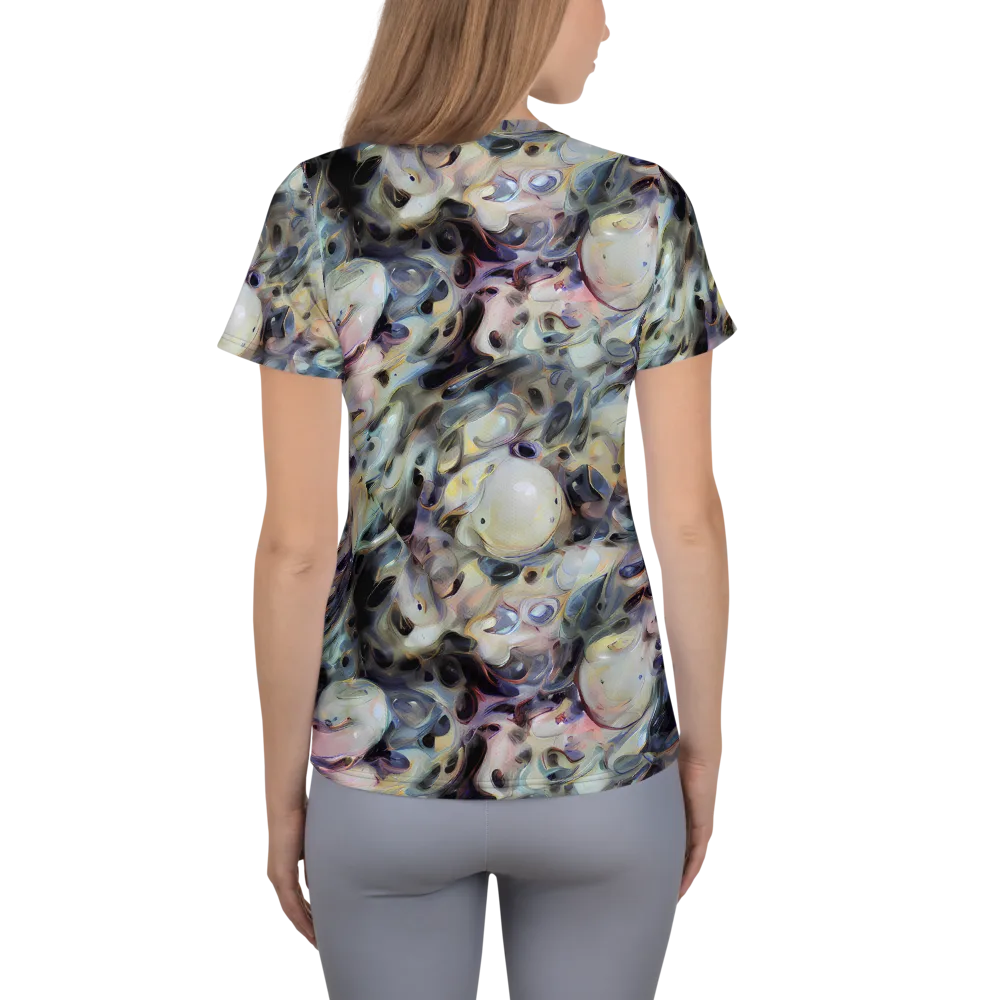 Opaline Drift on Women's Athletic T-Shirt — Back