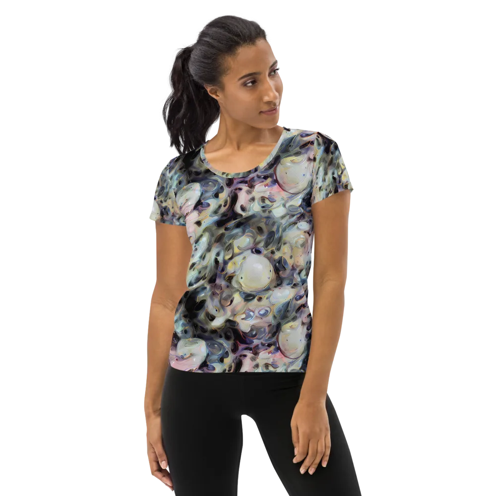 Opaline Drift on Women's Athletic T-Shirt — Front