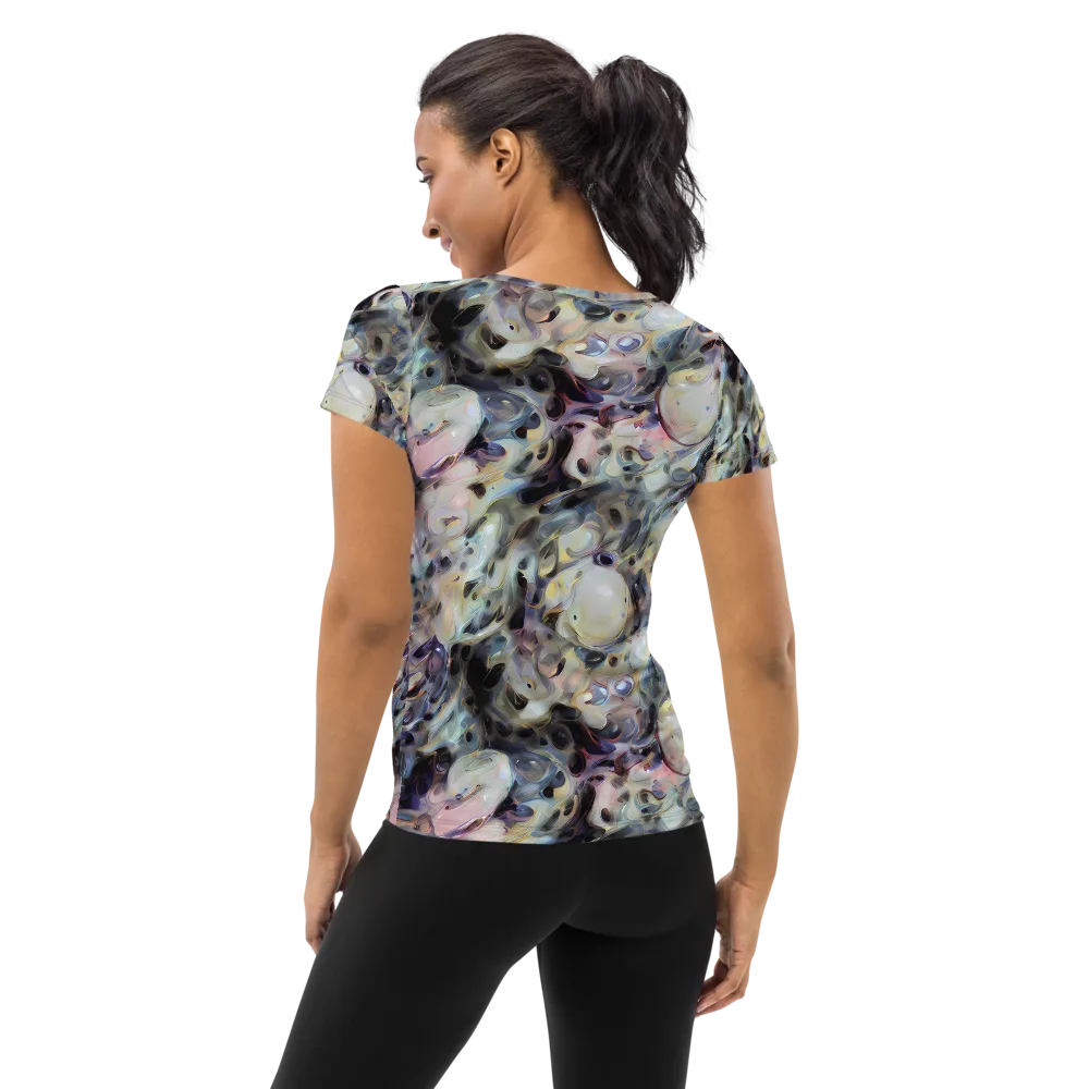 Opaline Drift on Women's Athletic T-Shirt — Back