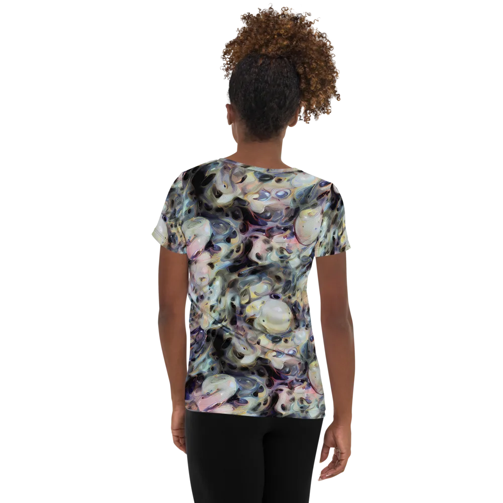 Opaline Drift on Women's Athletic T-Shirt — Back