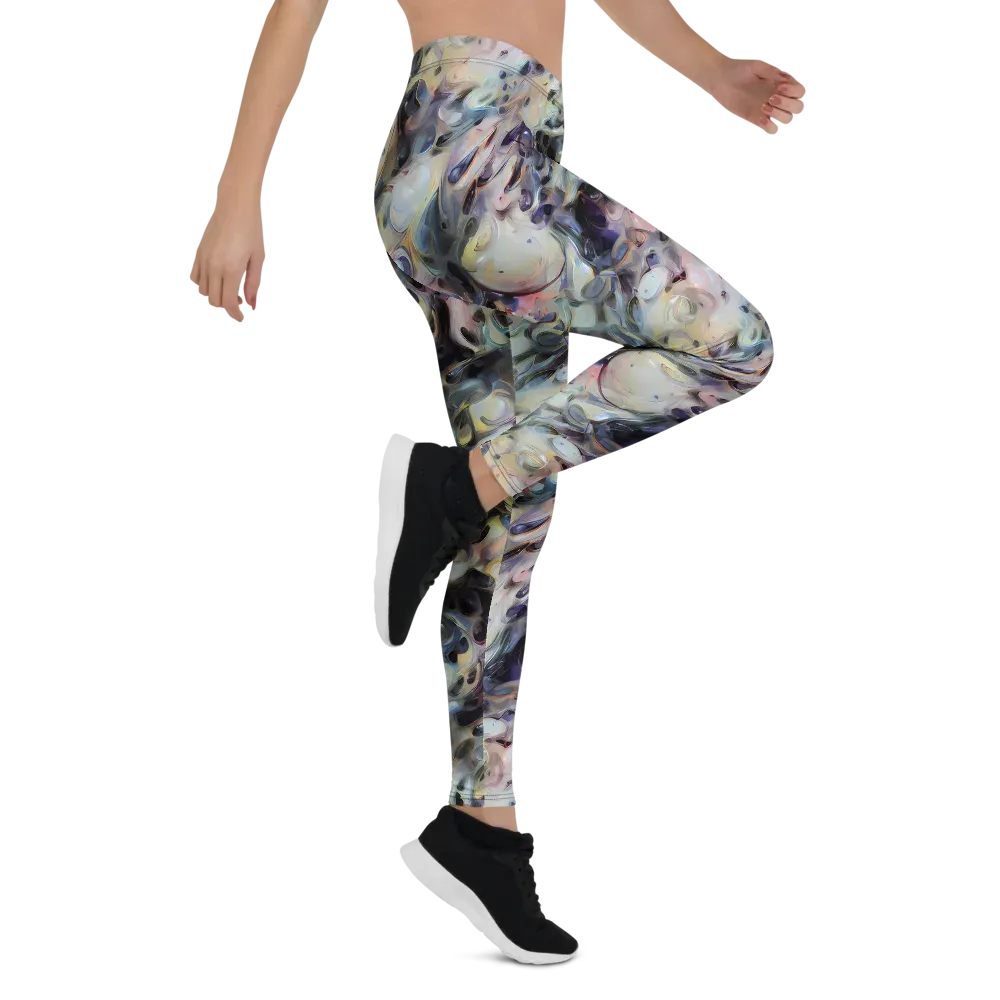 Opaline Drift on Leggings — Right