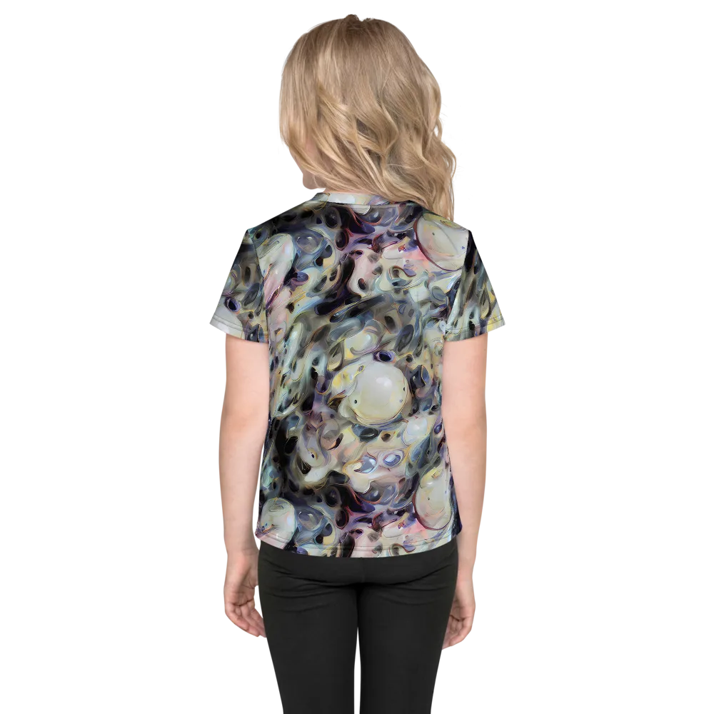 Opaline Drift on Kids Crew Neck T-Shirt — Back