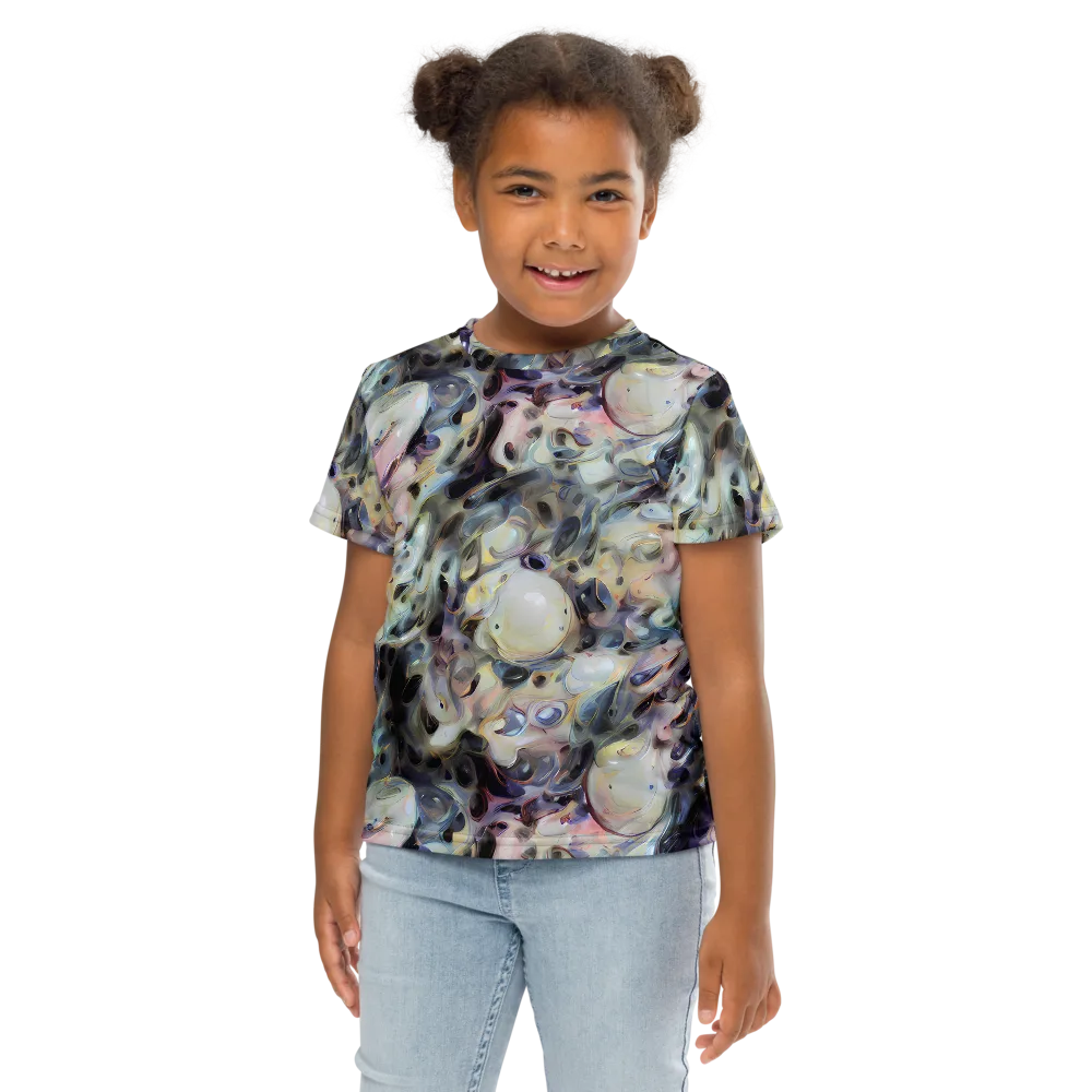 Opaline Drift on Kids Crew Neck T-Shirt — Front