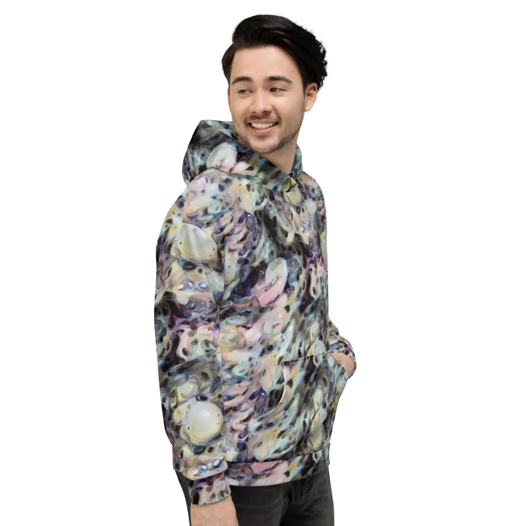 Opaline Drift on Hoodie — Right