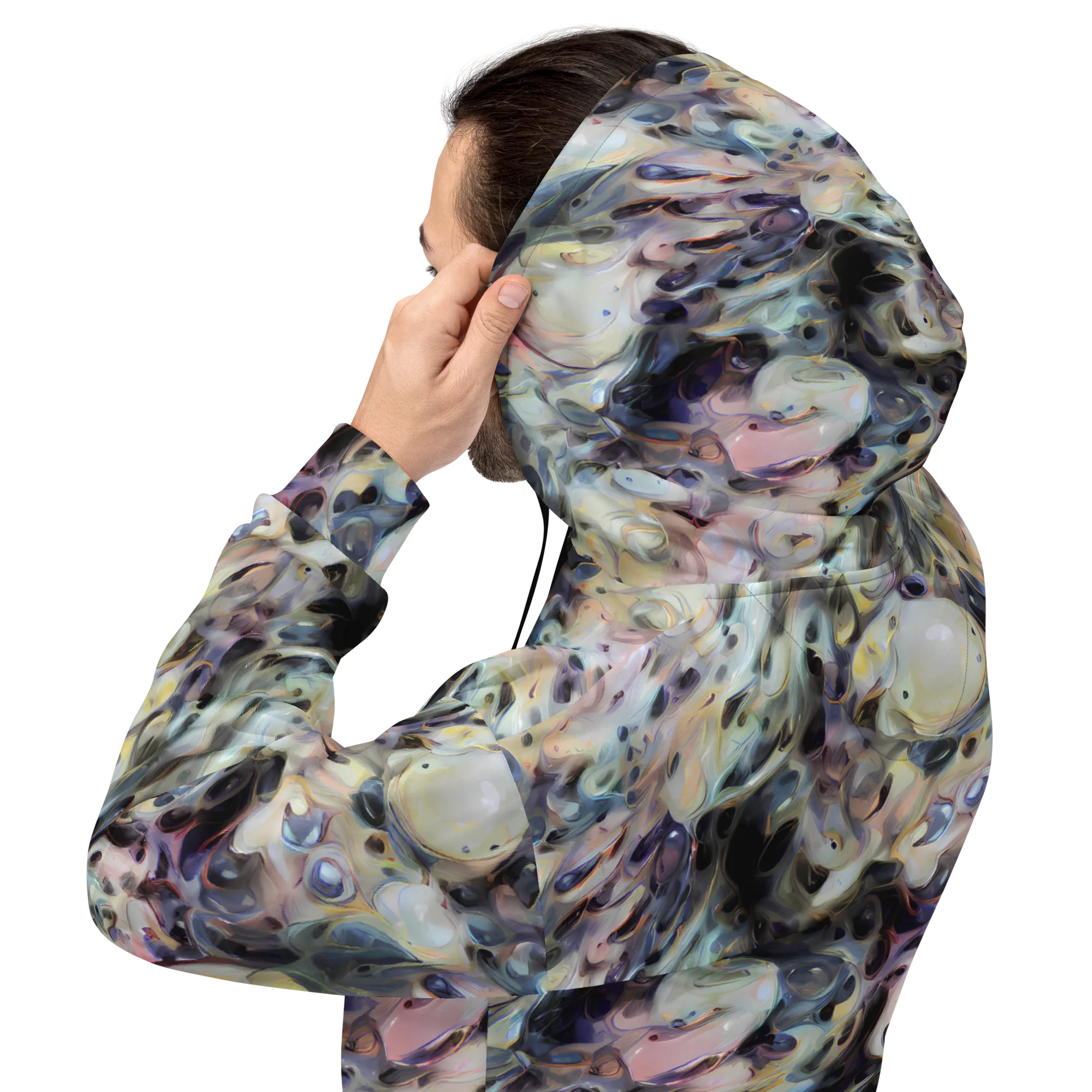 Opaline Drift on Hoodie — Back