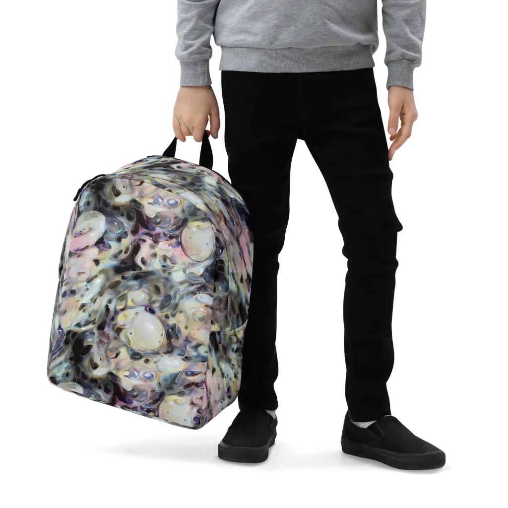 Opaline Drift on Minimalist Backpack — Zoomed-in