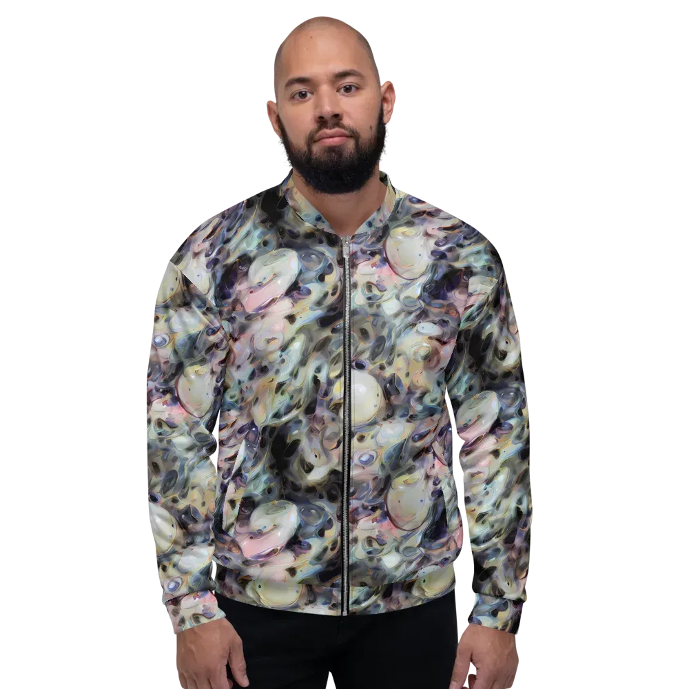 Opaline Drift on Bomber Jacket — Front