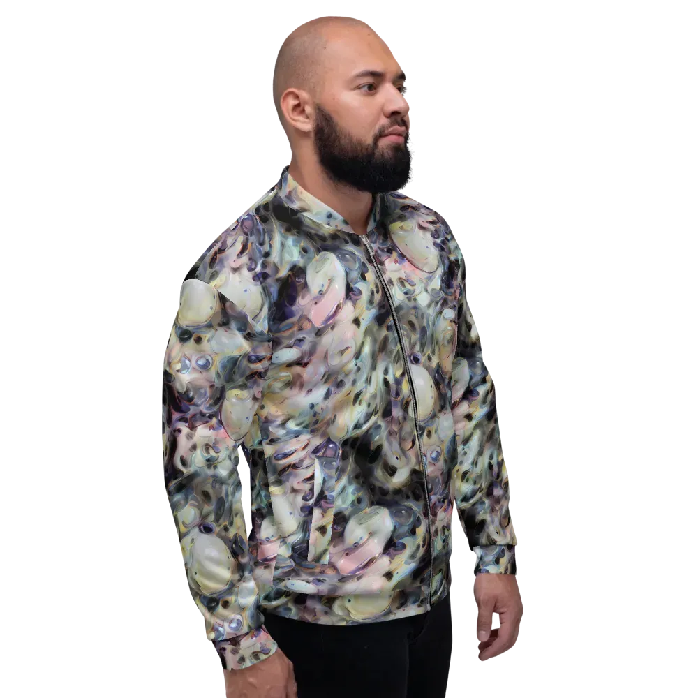 Opaline Drift on Bomber Jacket — Right