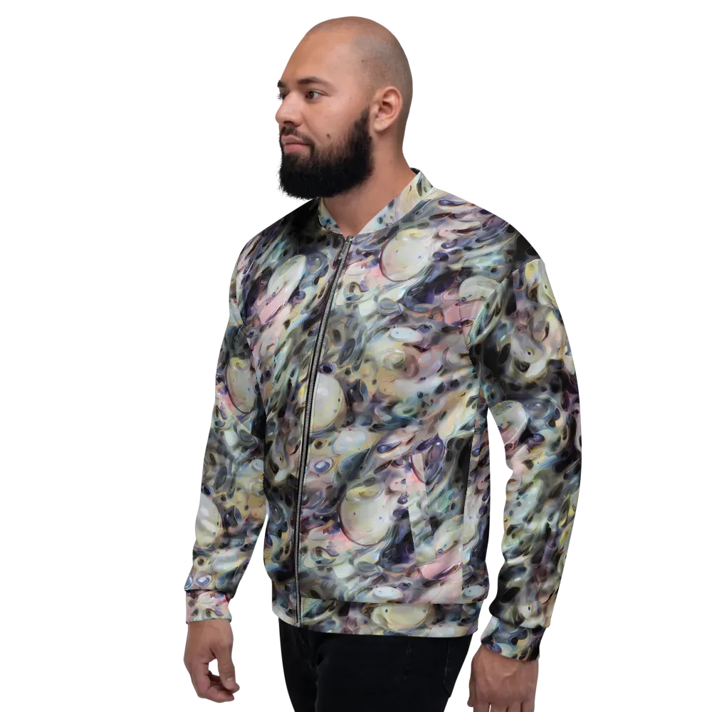 Opaline Drift on Bomber Jacket — Left