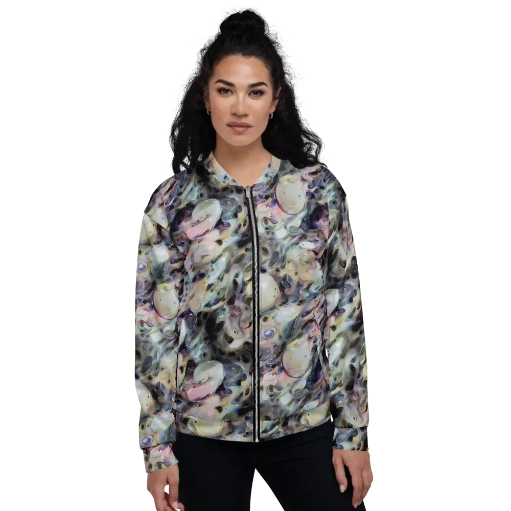 Opaline Drift on Bomber Jacket — Front