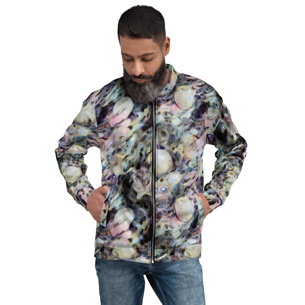 Opaline Drift on Bomber Jacket — Front
