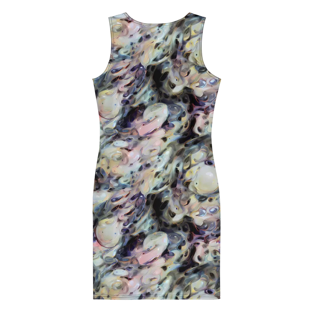 Opaline Drift on Bodycon Dress — Back