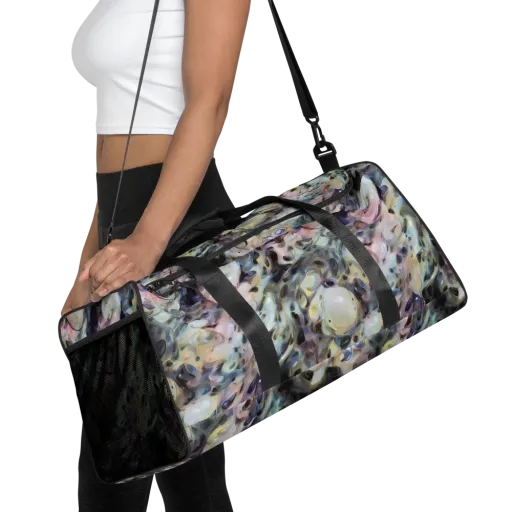 Opaline Drift on a Duffle Bag