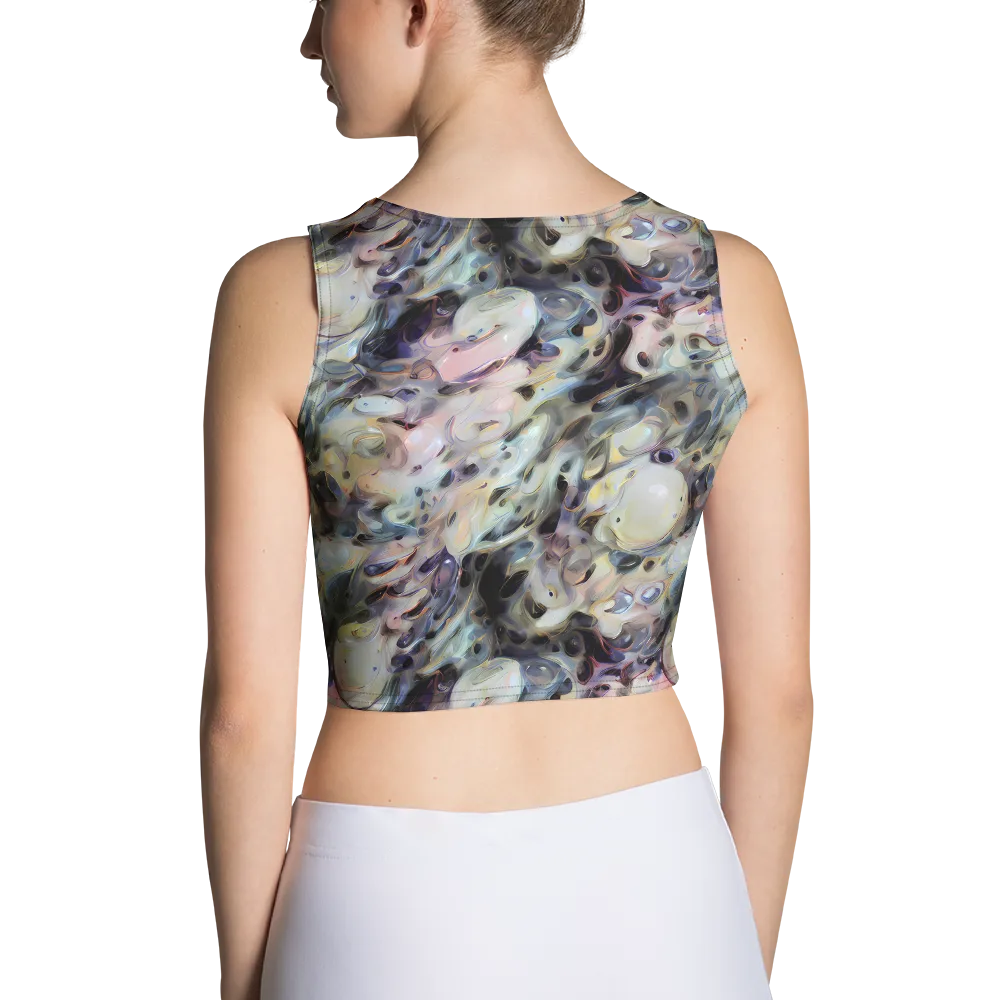 Opaline Drift on Crop Top — Back