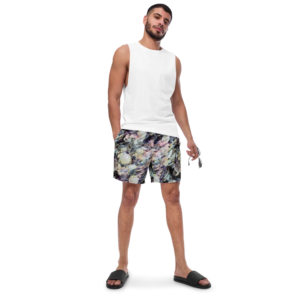 Opaline Drift on Swim Trunks — Front