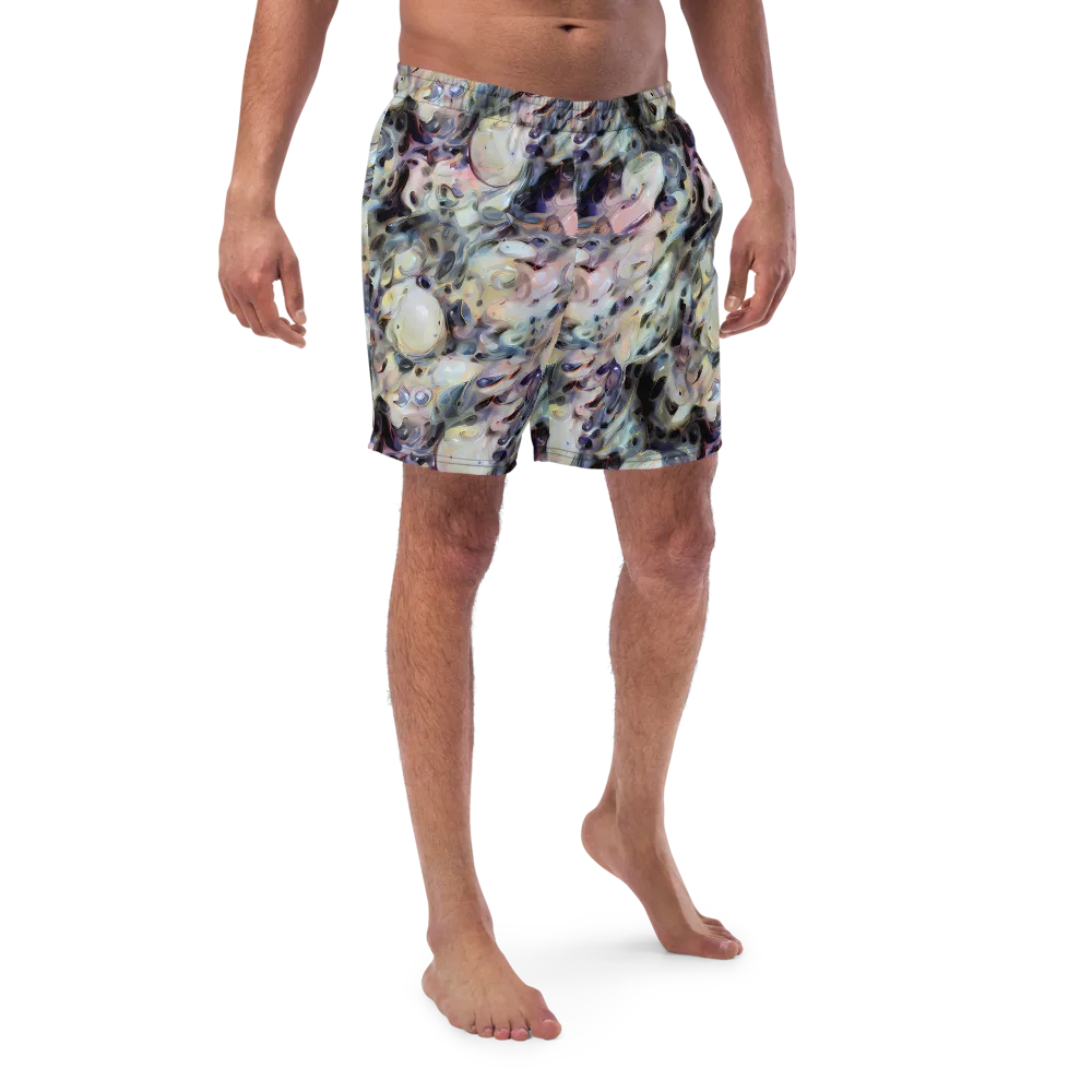 Opaline Drift on Swim Trunks — Front