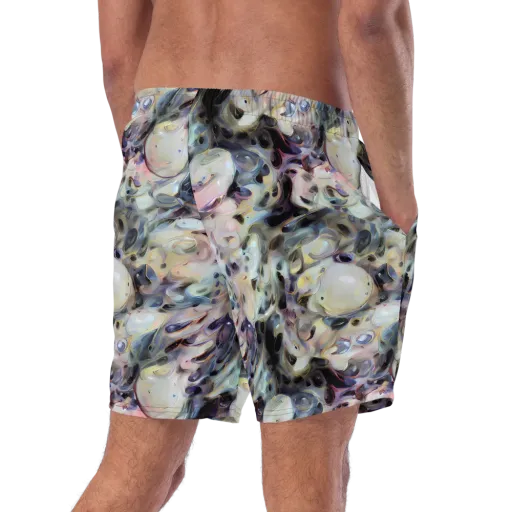 Opaline Drift on a Swim Trunks