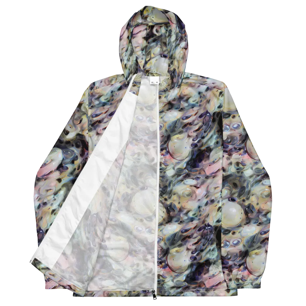 Opaline Drift on Men's Windbreaker — Front