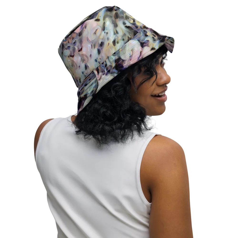Opaline Drift on Reversible Bucket Hat — Right Outside