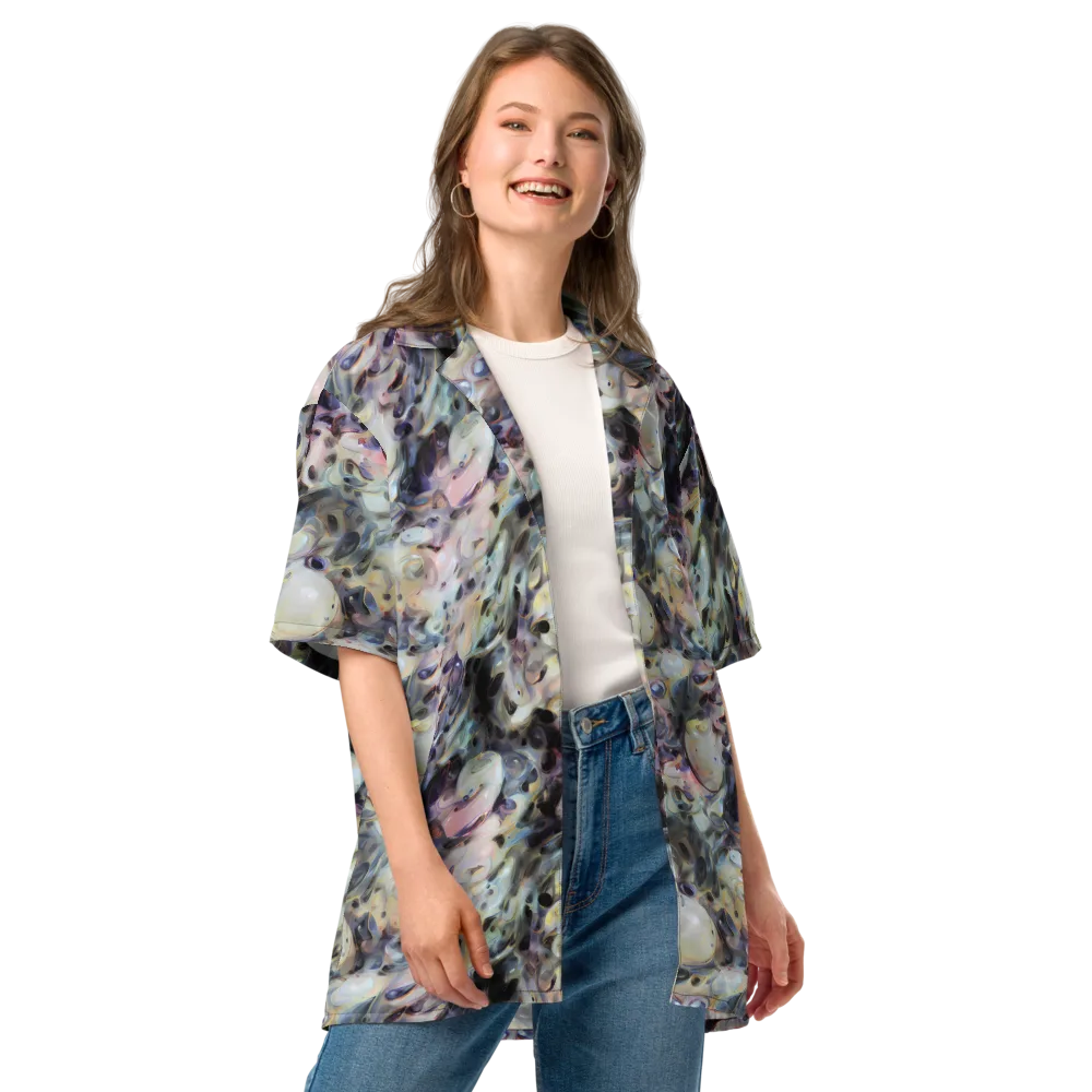 Opaline Drift on Button Shirt — Front