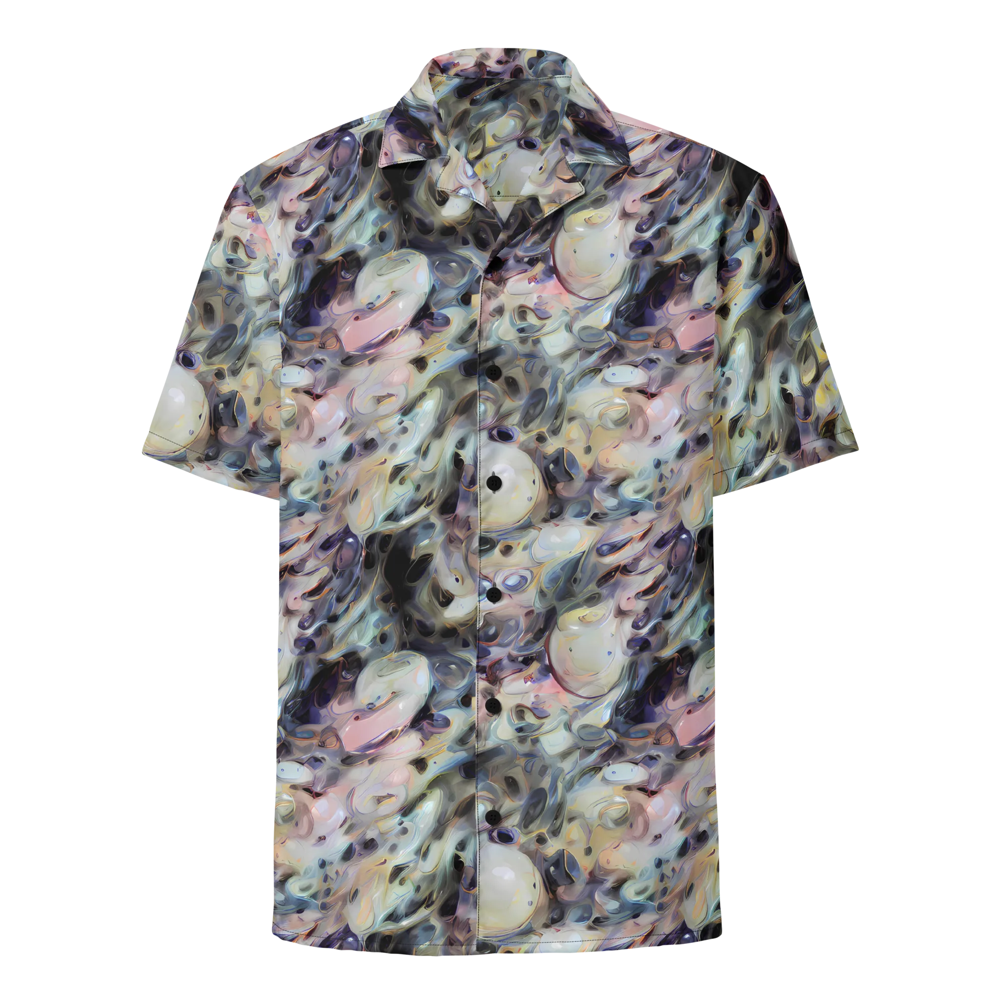 Opaline Drift on Button Shirt — Front