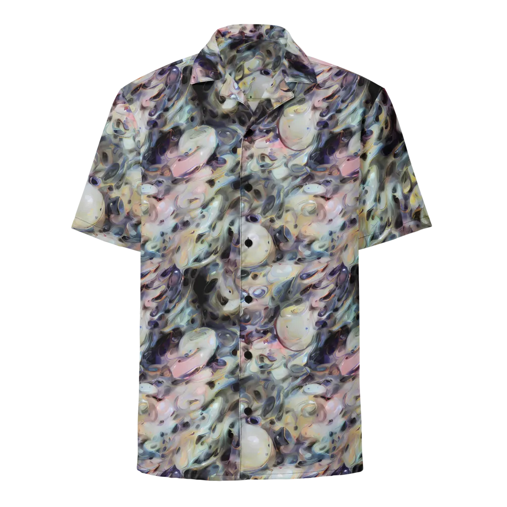 Opaline Drift on Button Shirt — Front