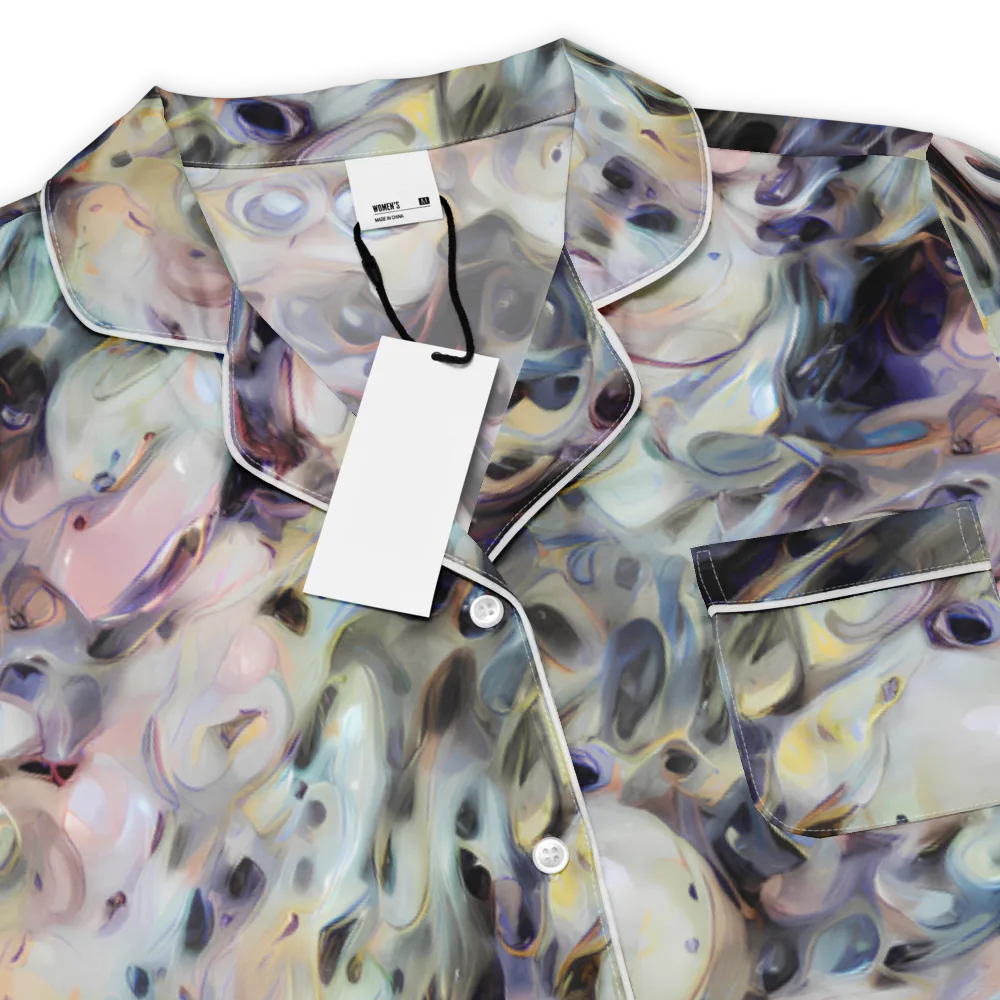 Opaline Drift on Women's Short Sleeve Pajama Top — Product details