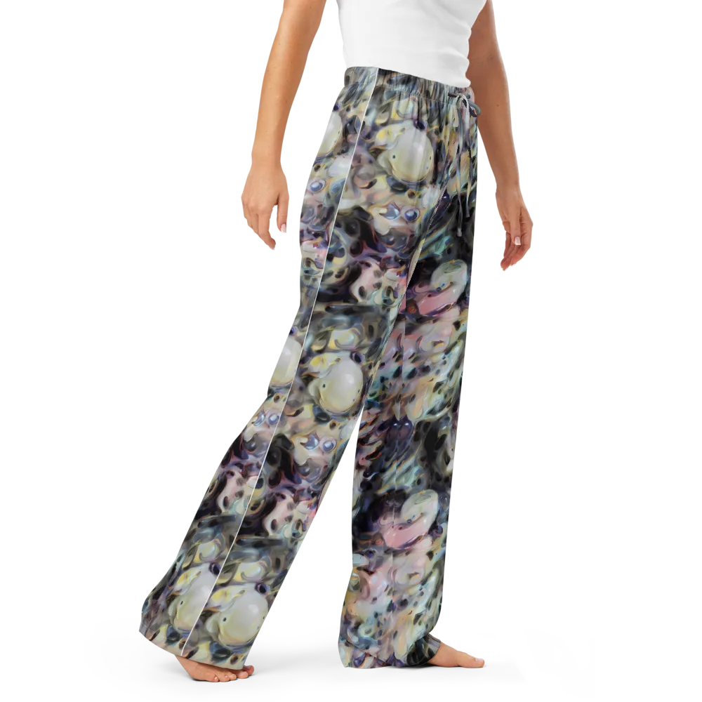 Opaline Drift on Women's Pajama Pants — Right Front