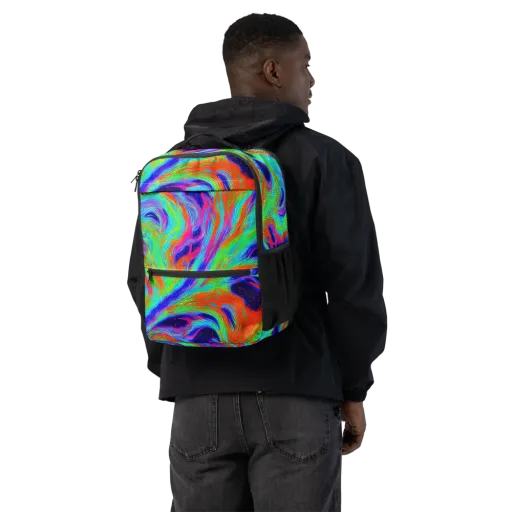 Rainbow Maelstrom on a Utility Backpack
