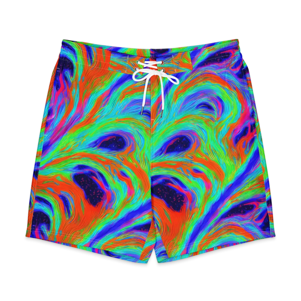 Rainbow Maelstrom on Men's Board Shorts — Front