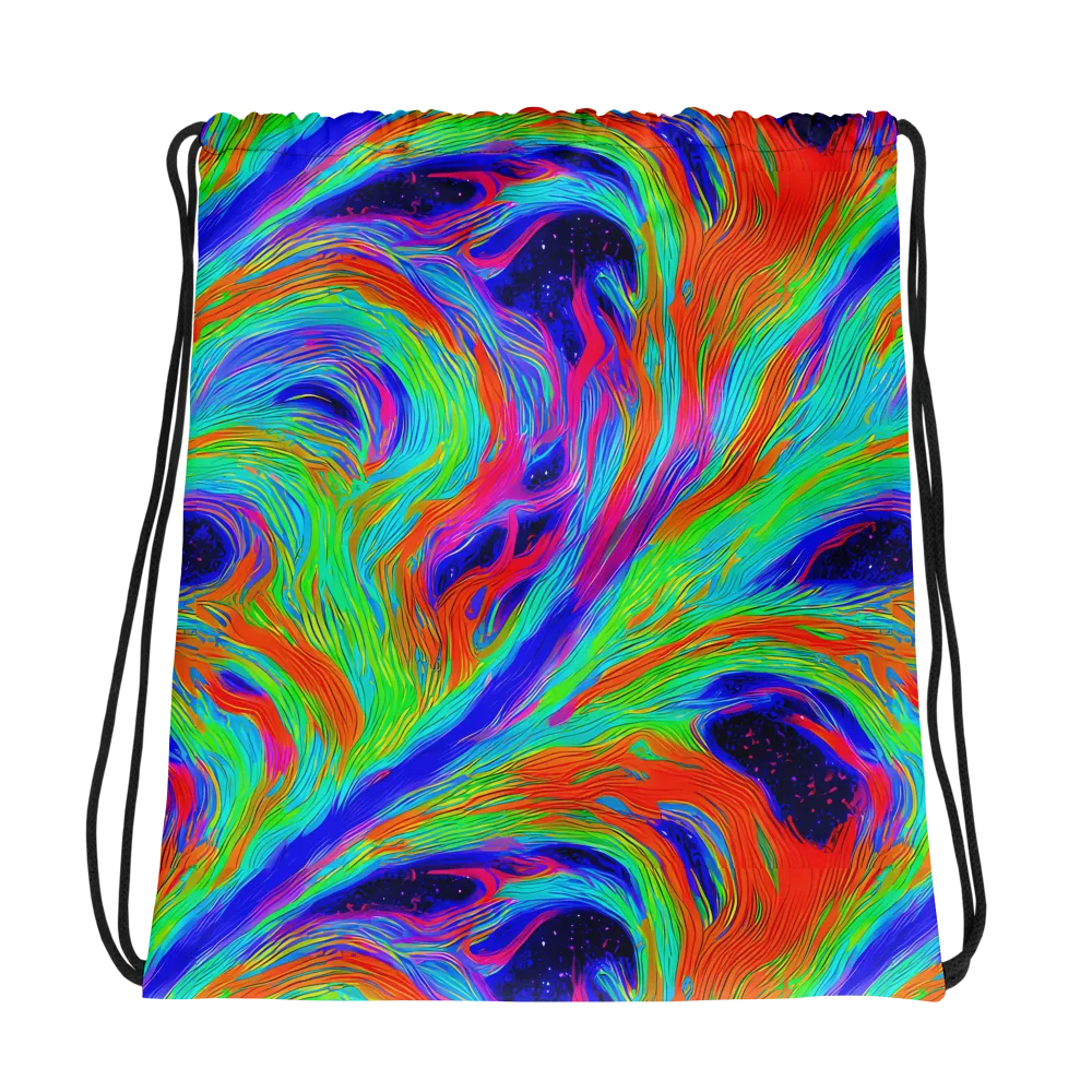 Rainbow Maelstrom on Drawstring Bag — Photo