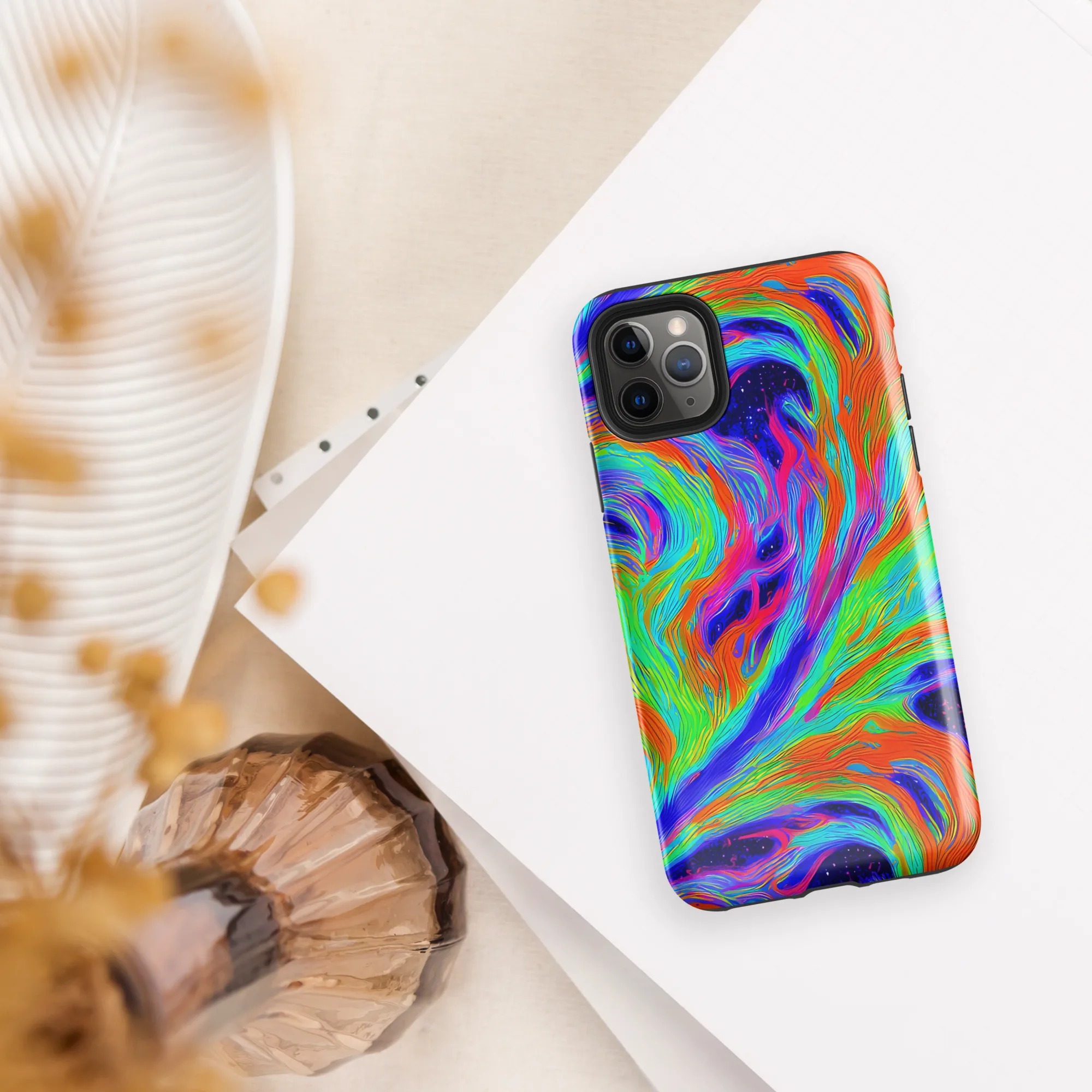 Rainbow Maelstrom on Tough Case for iPhone® — Front