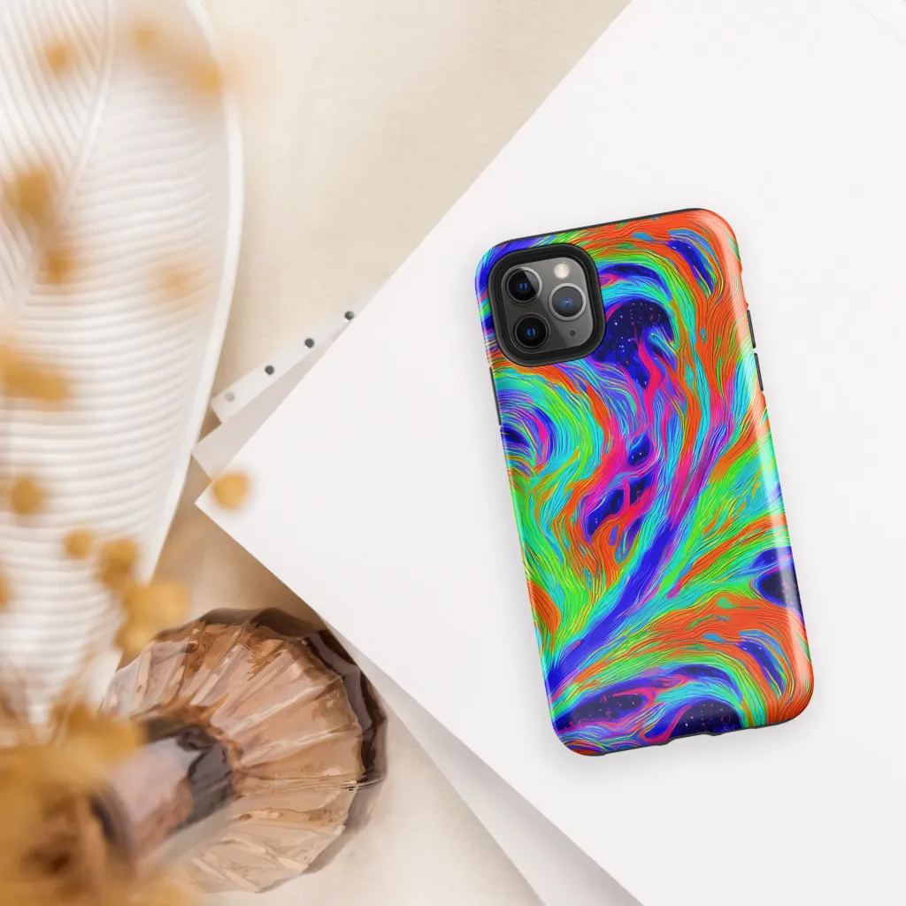 Rainbow Maelstrom on Tough Case for iPhone® — Front