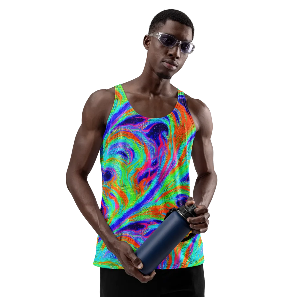 Rainbow Maelstrom on Men's Tank Top — Front