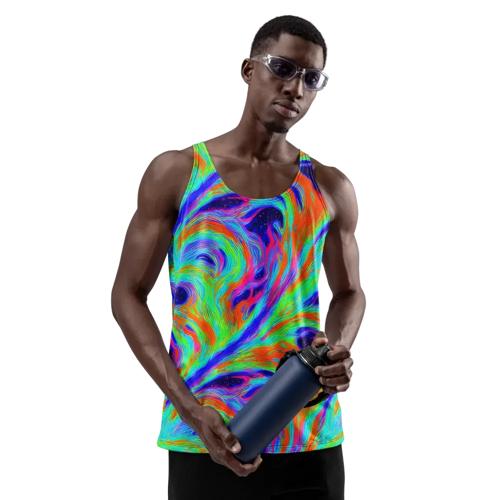 Rainbow Maelstrom on Men's Tank Top — Front