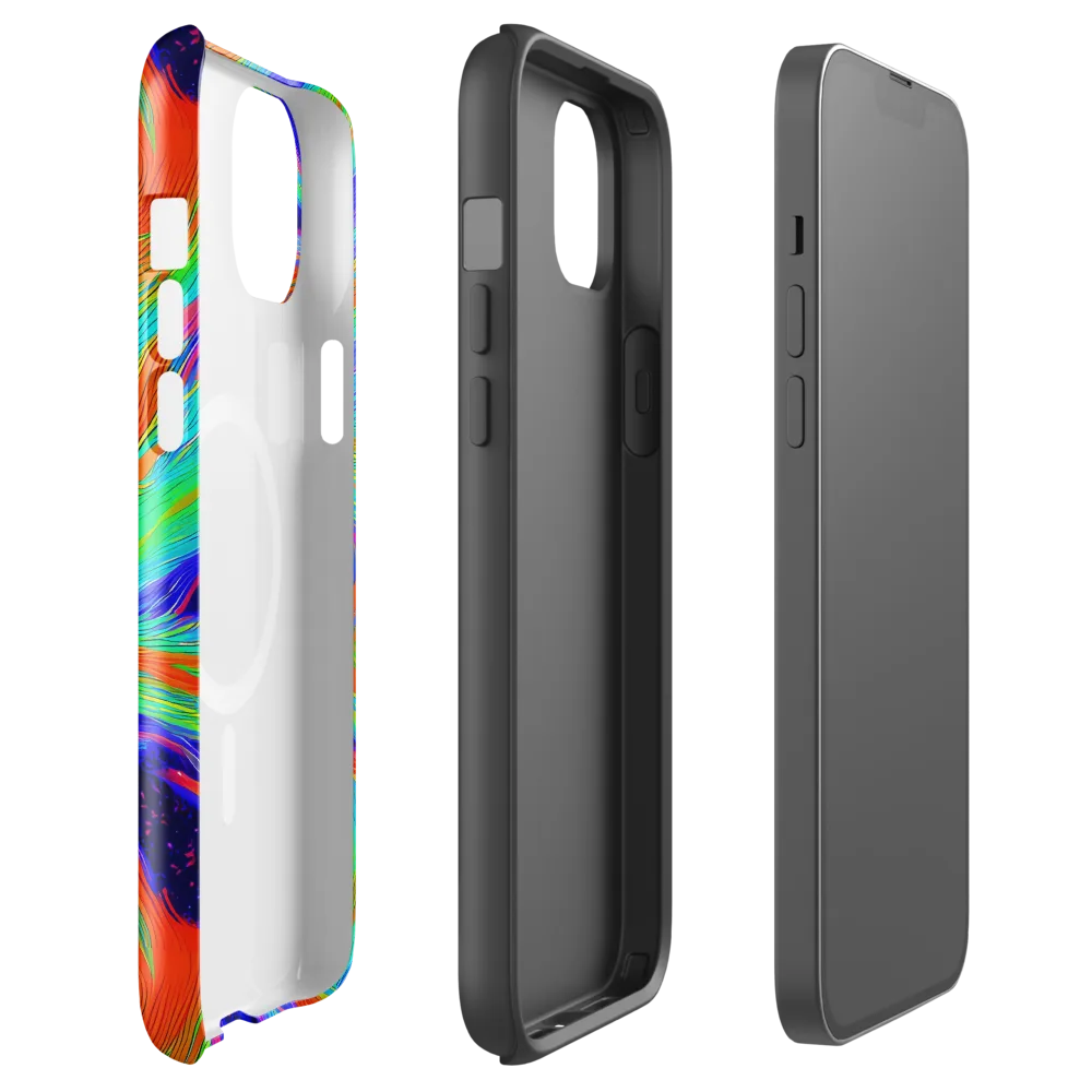 Rainbow Maelstrom on MagSafe Tough Case for iPhone® — Front