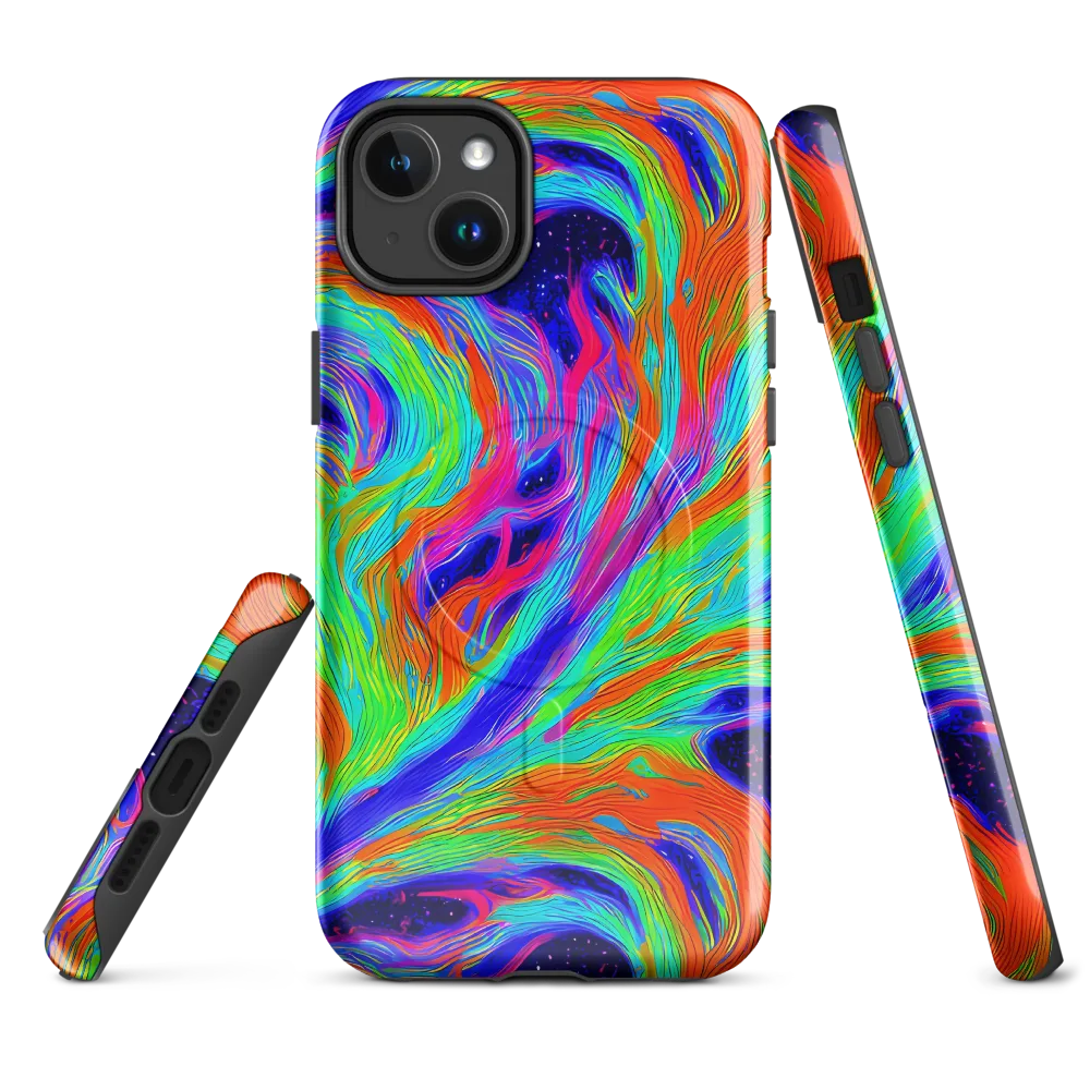 Rainbow Maelstrom on MagSafe Tough Case for iPhone® — Front