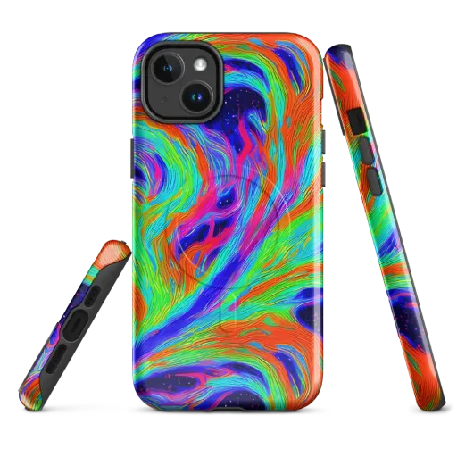 Rainbow Maelstrom on a MagSafe Tough Case for iPhone®