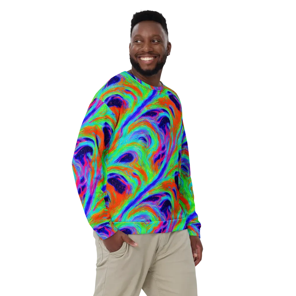 Rainbow Maelstrom on Sweatshirt — Front