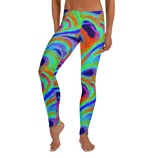 Rainbow Maelstrom on a Leggings