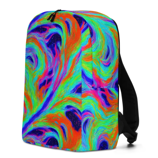 Rainbow Maelstrom on a Minimalist Backpack