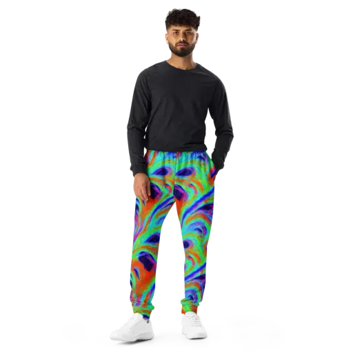 Rainbow Maelstrom on a Men's Joggers