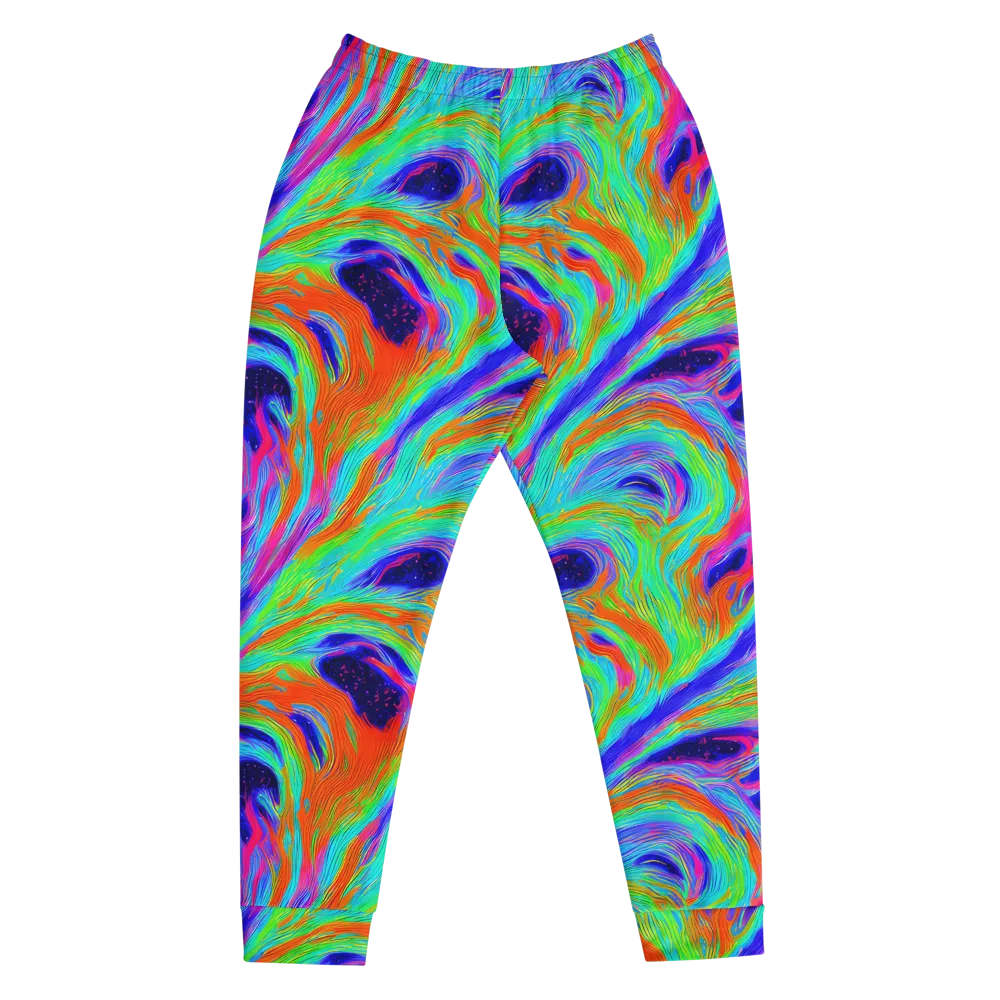 Rainbow Maelstrom on Men's Joggers — Front