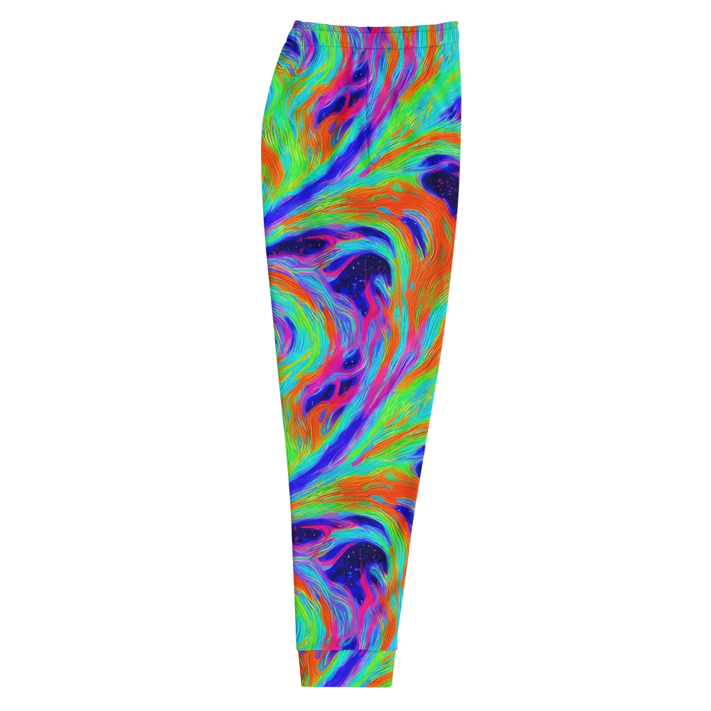 Rainbow Maelstrom on Men's Joggers — Right