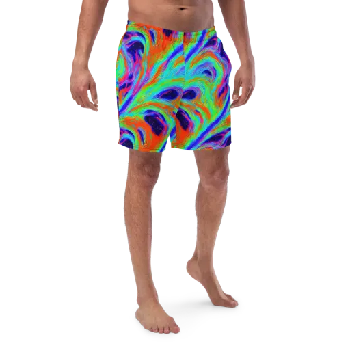 Rainbow Maelstrom on a Swim Trunks