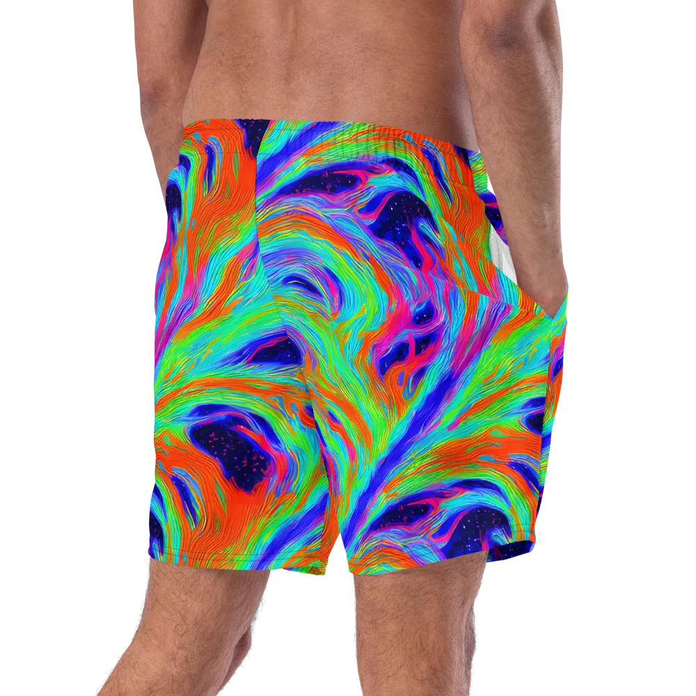Rainbow Maelstrom on Swim Trunks — Right Back
