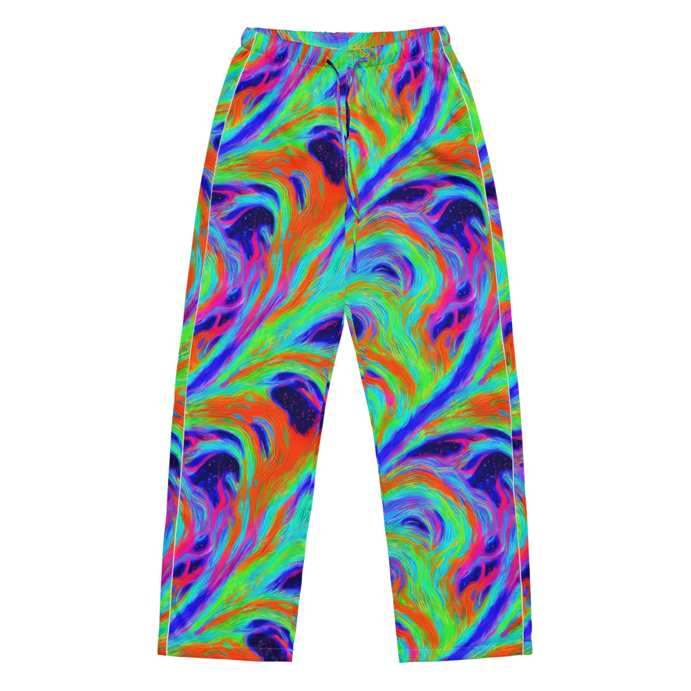 Rainbow Maelstrom on Women's Pajama Pants — Front