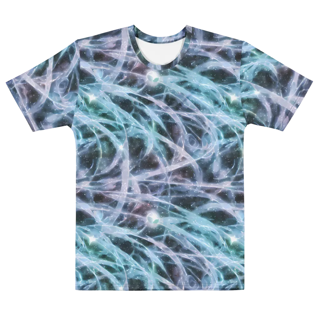 Icelight Drift on Men's Cotton Crew Neck T-Shirt — Front